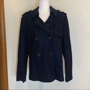 Liz Claiborne Navy Blue Coat